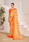 Vanilla 12 By Ruchi Chiffon Saree With Swarovski On Border Wholesale Price In Surat